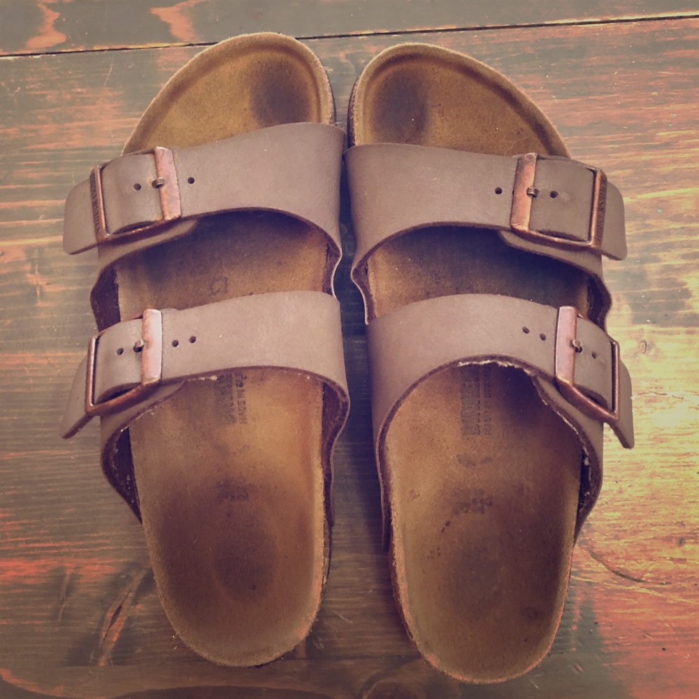 Birkenstock Arizona Slide Sandal - Mocha - size 34